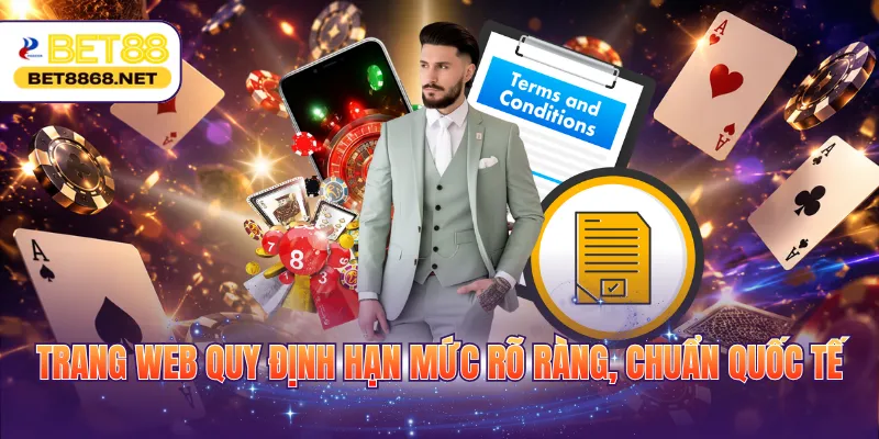 trang web quy dinh han muc ro rang chuan quoc te Trang web quy định hạn mức rõ ràng, chuẩn quốc tế